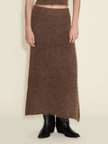 Fure Fluffy Skirt - Dark Brown
