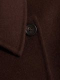 Felsa Wool Peacoat - Dark Brown