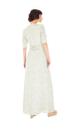 Emma Dress - Mint Leaf Print