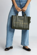 The Leather Medium Tote, Forest