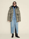 Gia Down Jacket - Lt. Army