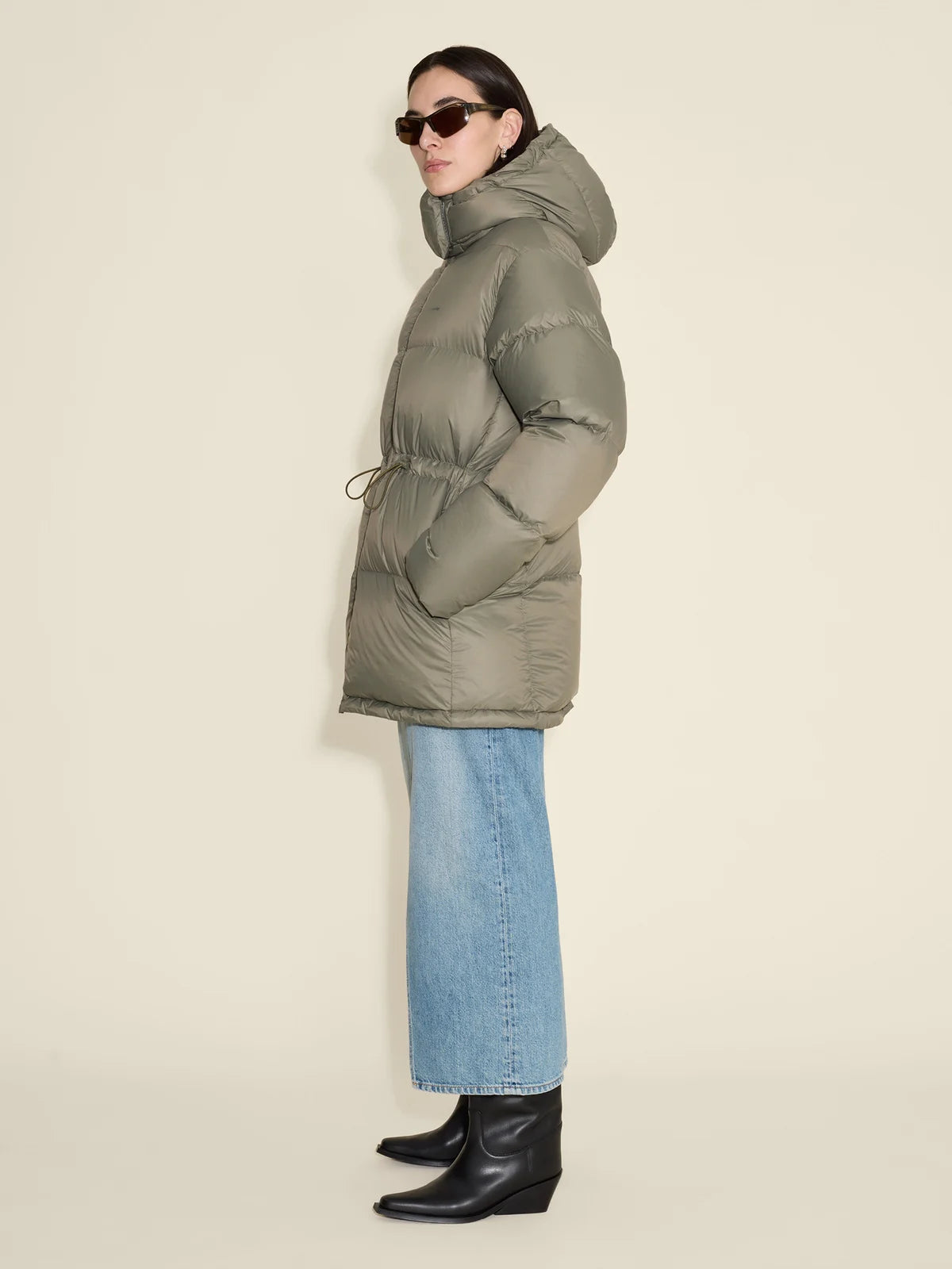 Gia Down Jacket - Lt. Army