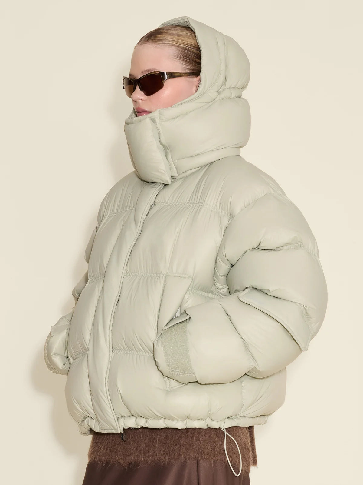 Steilia Short Down Jacket - Lt. Green
