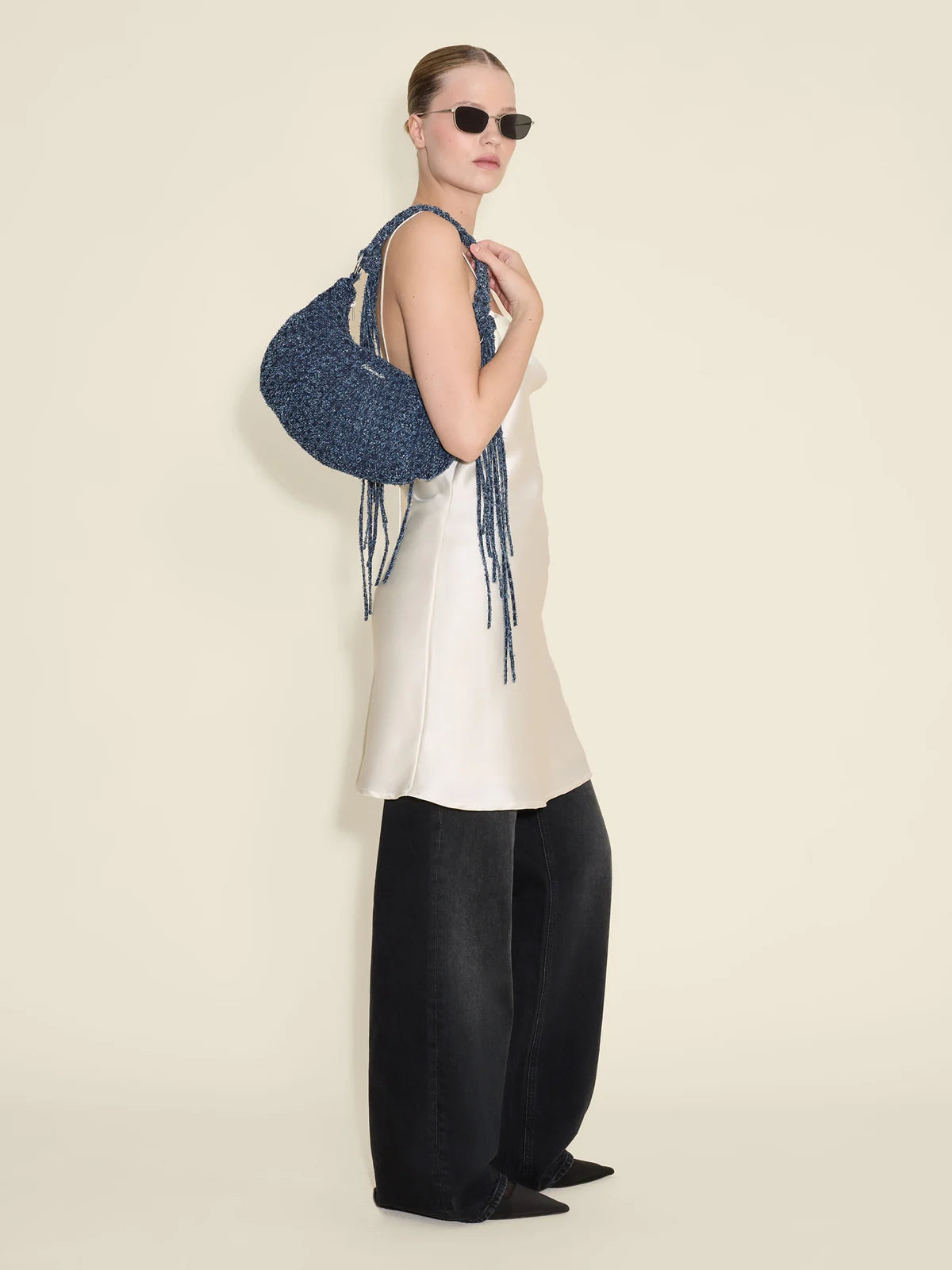 Cocoon Denim Small Bag - Blue