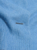 Off Shoulder Cardigan - Blue