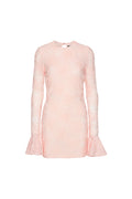 Mesh Frill Mini Dress - Orchid Ice