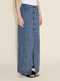 Uma Long Skirt - Blue