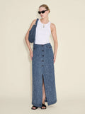 Uma Long Skirt - Blue