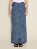 Uma Long Skirt - Blue