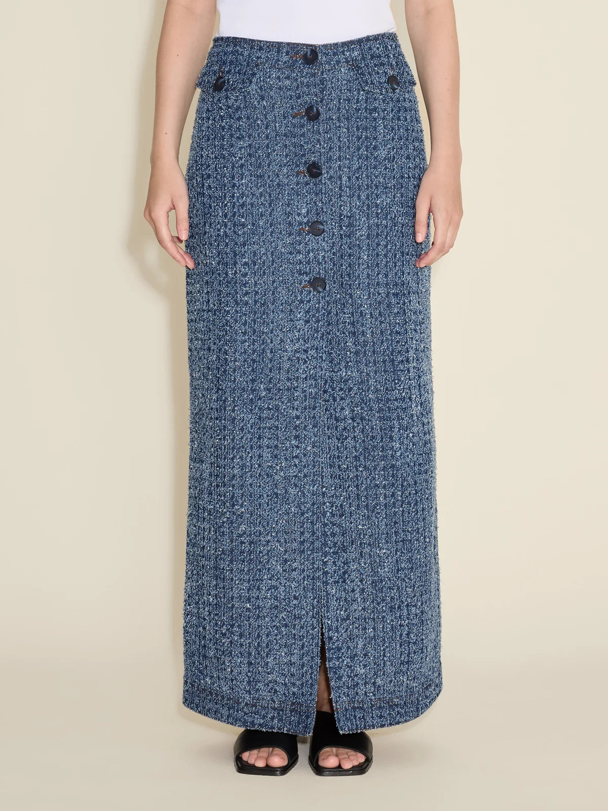 Uma Long Skirt - Blue