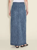 Uma Long Skirt - Blue