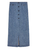 Uma Long Skirt - Blue