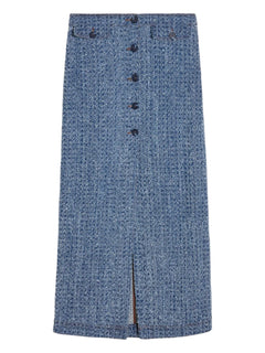 Uma Long Skirt - Blue