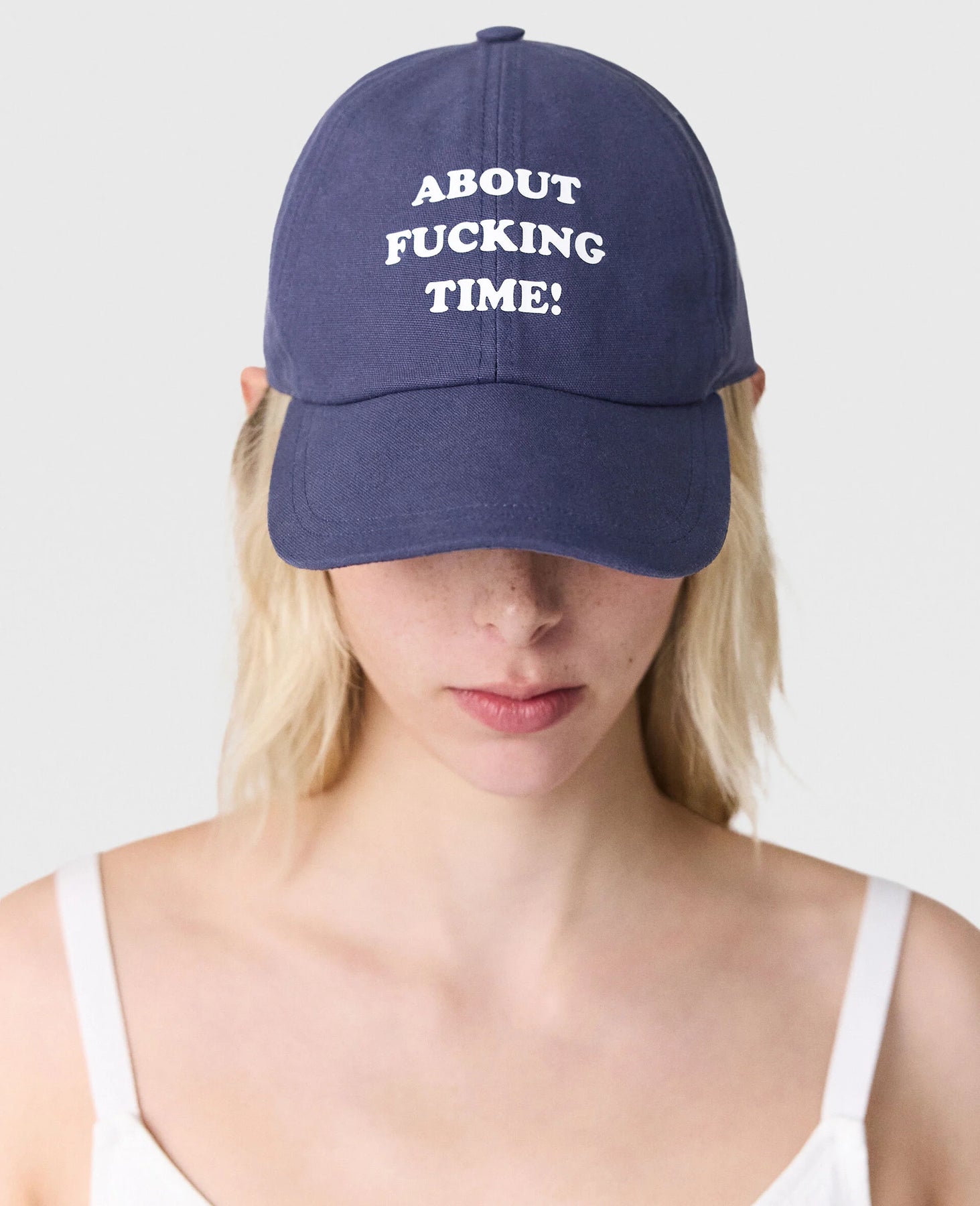 About Fucking Time! Keps - Blå