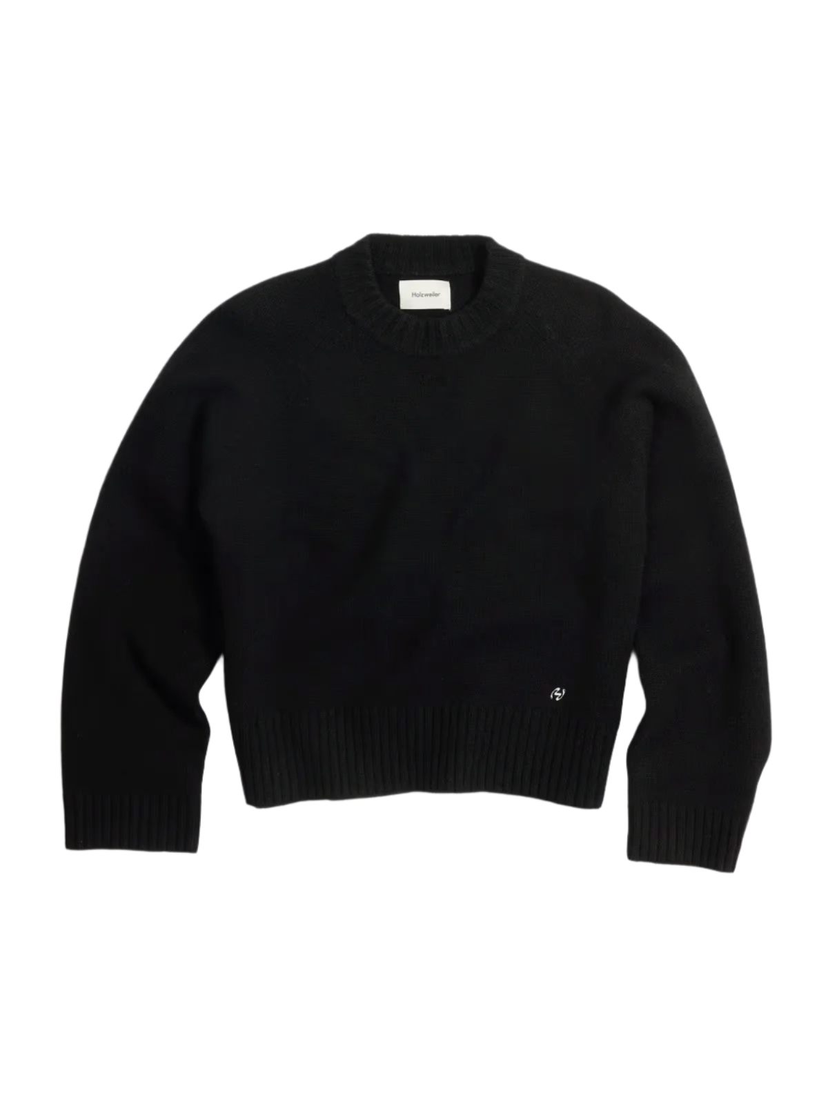W. Wool Crew - Svart