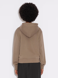 W Regular Light Zip Hoodie - Taupe