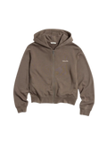 W Regular Light Zip Hoodie - Taupe