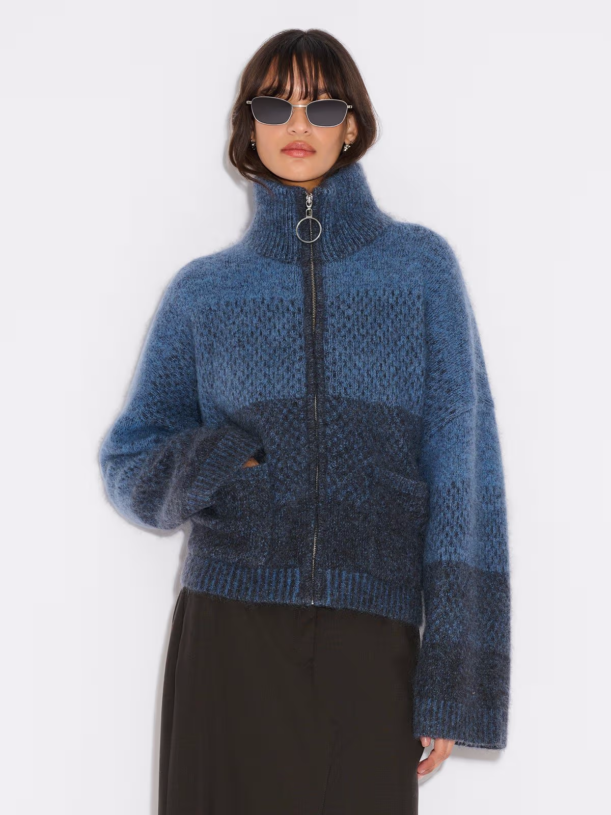 Tine Cardigan - Blue Mix