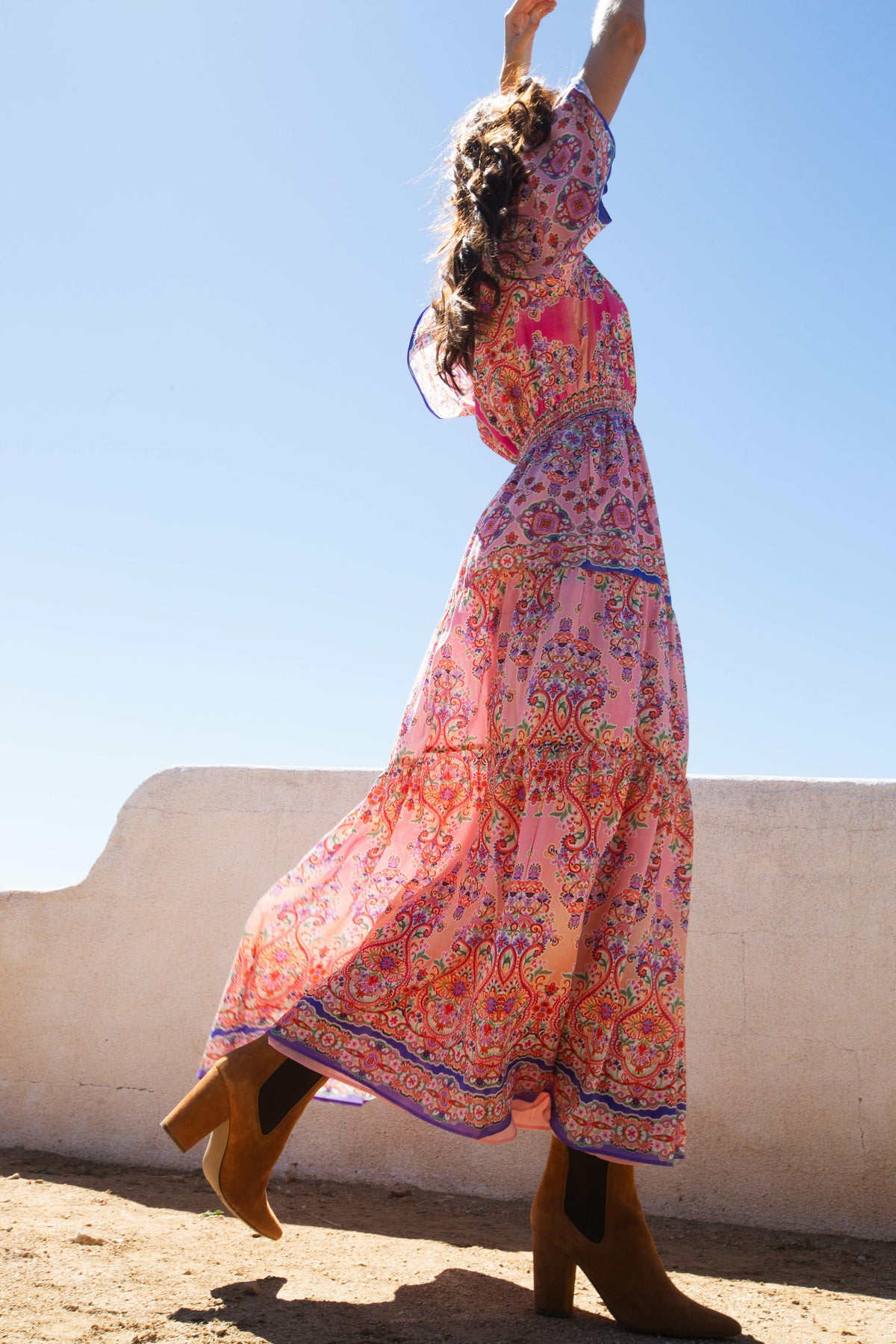 Alexis Long Dress - Pink