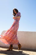 Alexis Long Dress - Pink