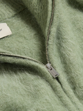 Tine Fluffy Cardigan - Grön