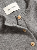 W. Cashmere Cardigan - Mörkgrå