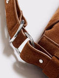 Bud Slouchy Suede Tote - Camel