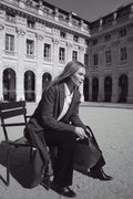 Alessandra Coat - Grey Herringbone
