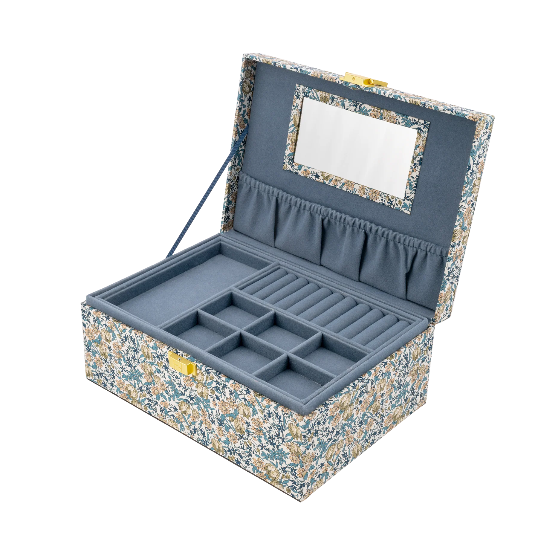 Bon Dep Smyckeskrin Jewelry Box Square Mw Liberty - Francesca Tulip