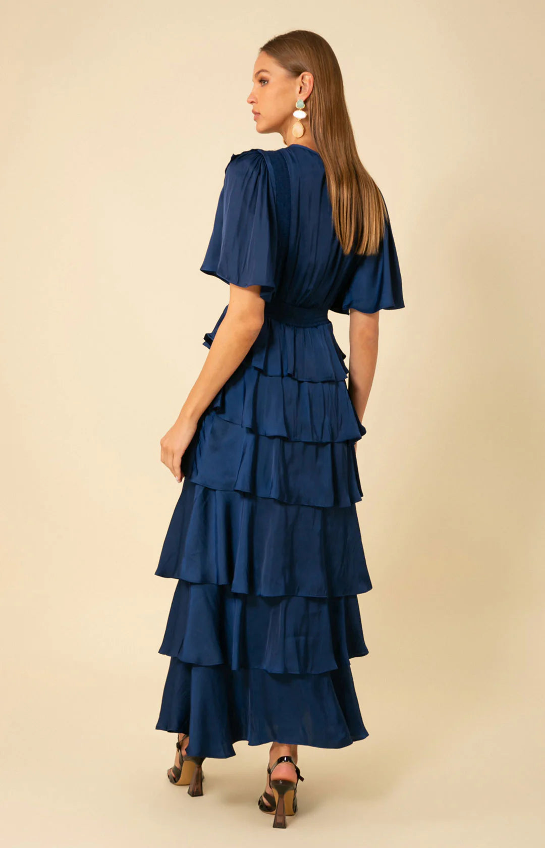 Ainsley Dress Solid - Indigo