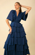 Ainsley Dress Solid - Indigo