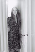 Avory Dress - Green Amber Print