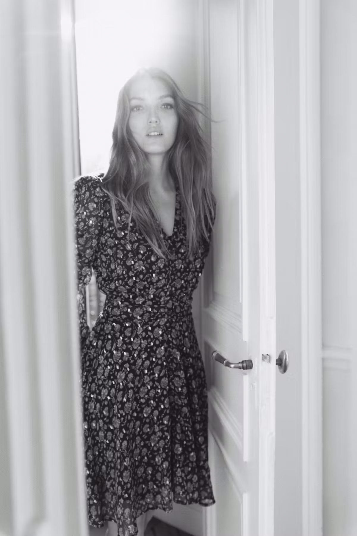 Avory Dress - Green Amber Print