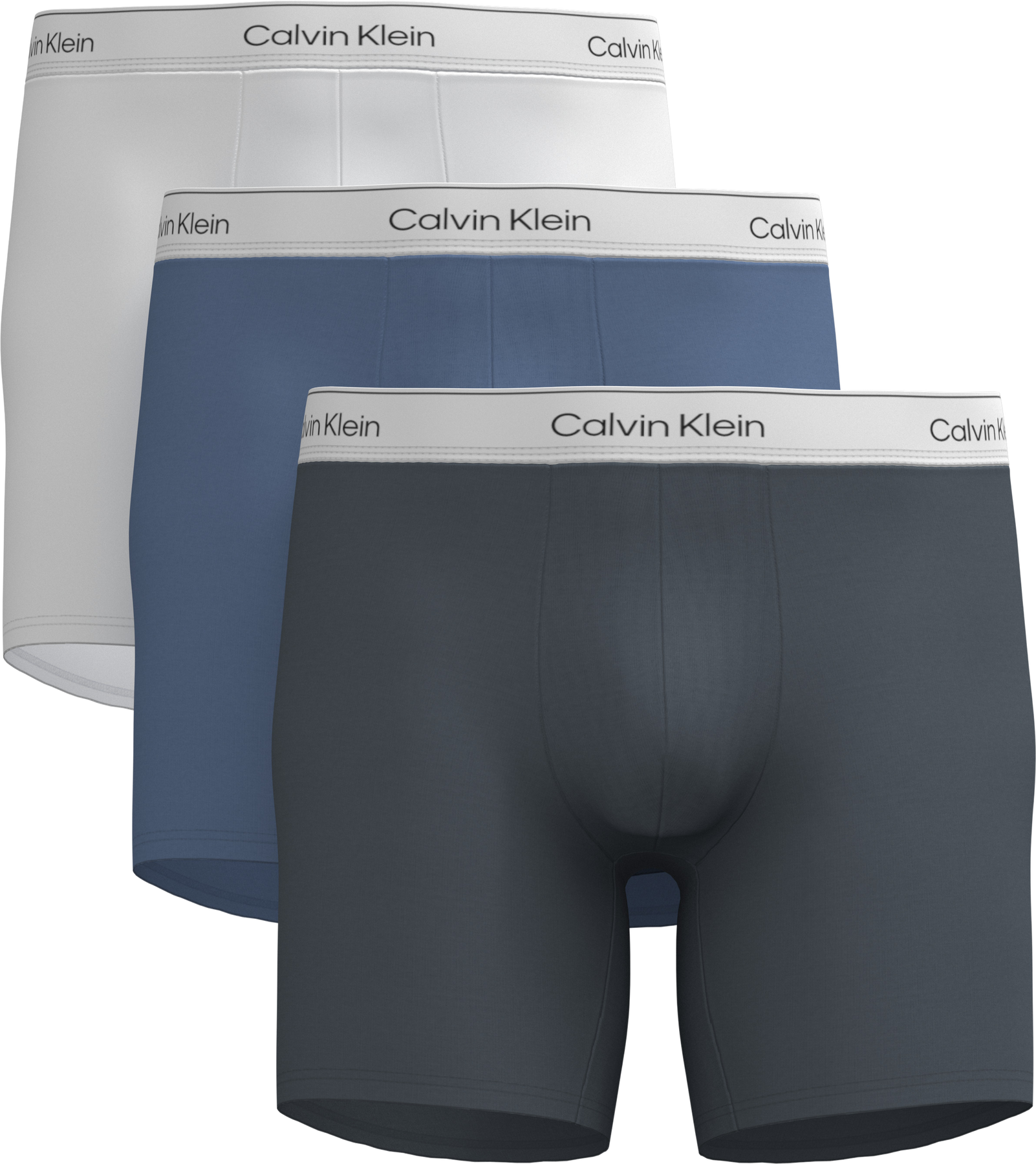 Boxer Brief 3-pack - White/Blue Tulip/Turbulence