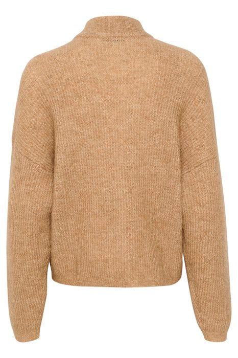 DebbieGZ Short Cardigan - Camel Melange