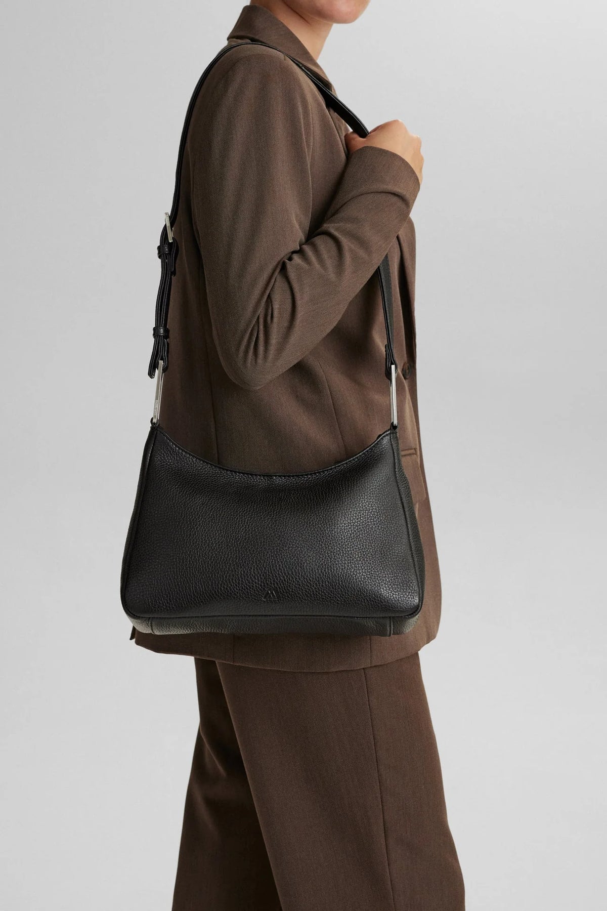 Nuria Crossbody Bag Grain - Black