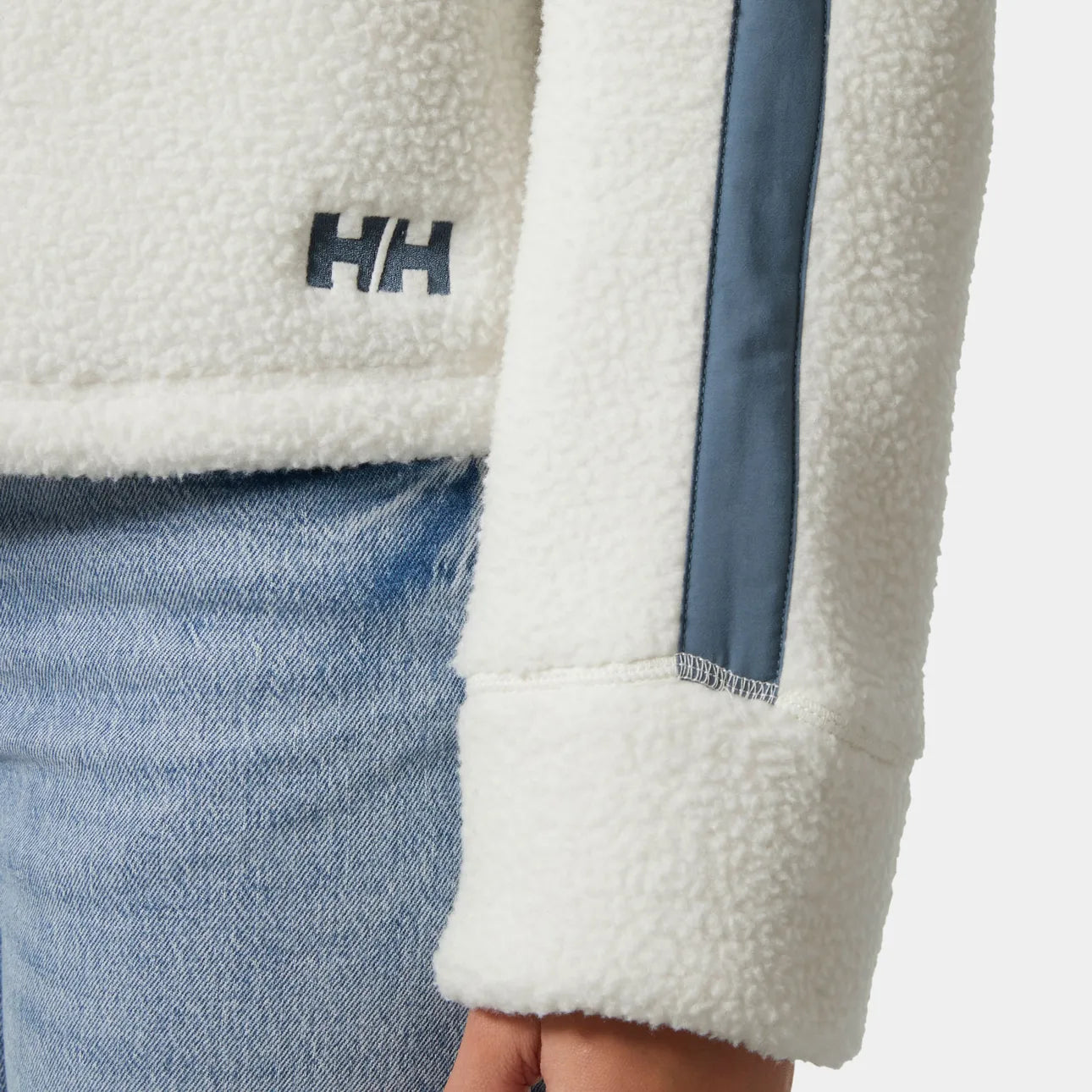 W Imperial Pile Zip Pullover - Snow