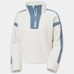 W Imperial Pile Zip Pullover - Snow