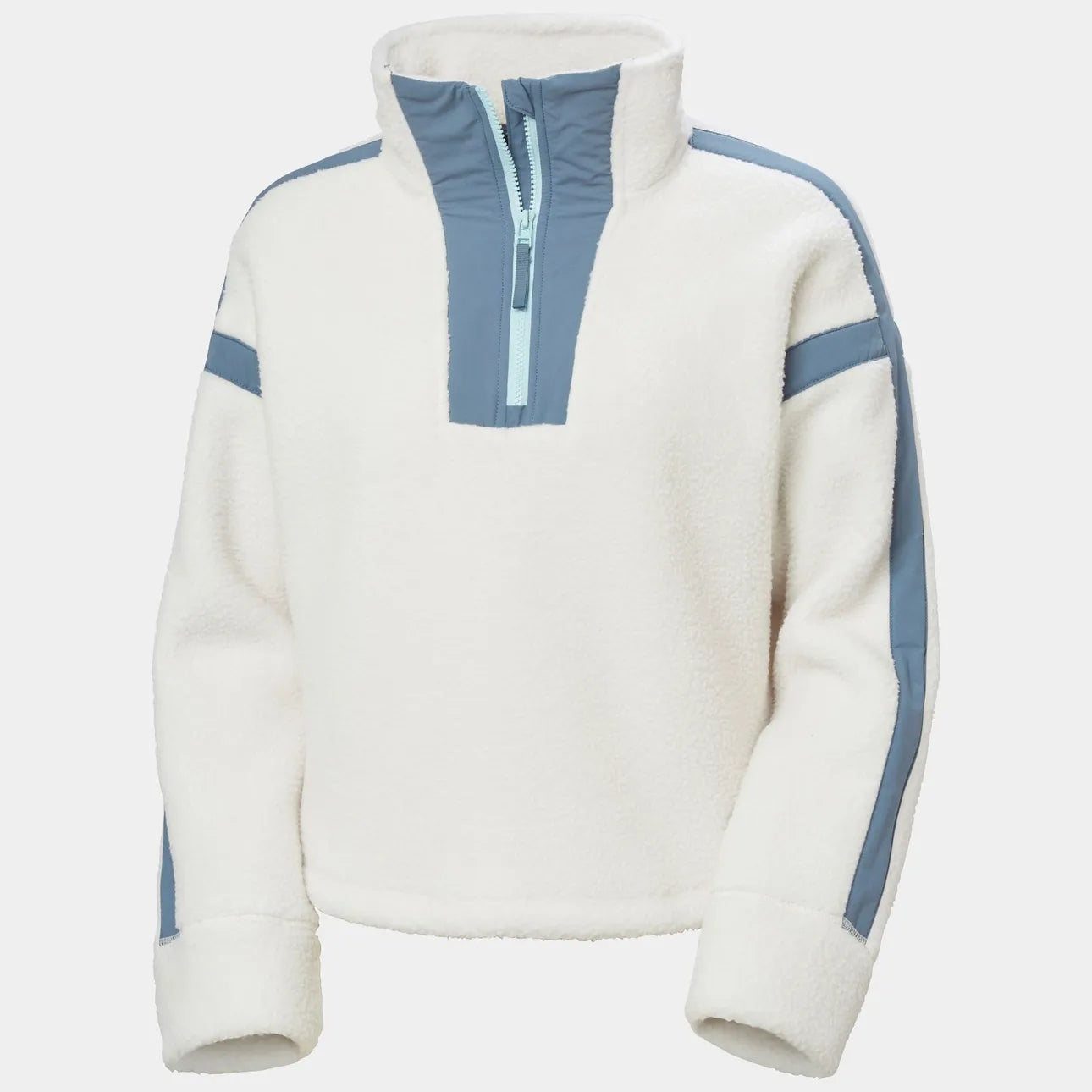 W Imperial Pile Zip Pullover - Snow