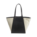Blaise Shopper Canvas Mix - Black / Offwhite