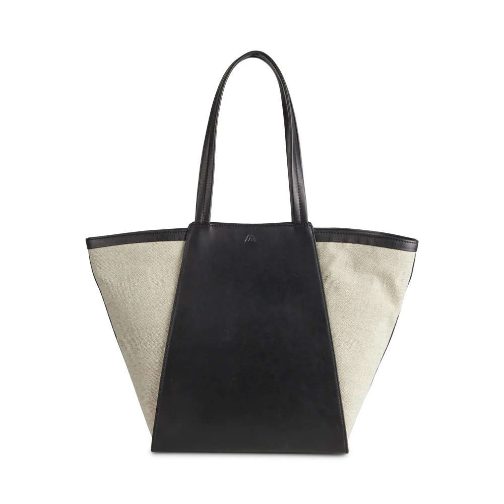 Blaise Shopper Canvas Mix - Black / Offwhite