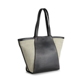 Blaise Shopper Canvas Mix - Black / Offwhite