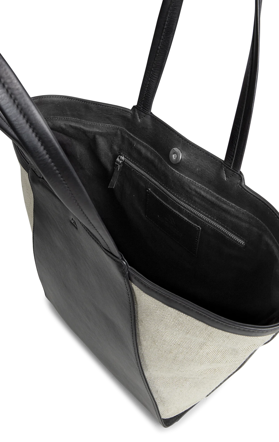 Blaise Shopper Canvas Mix - Black / Offwhite