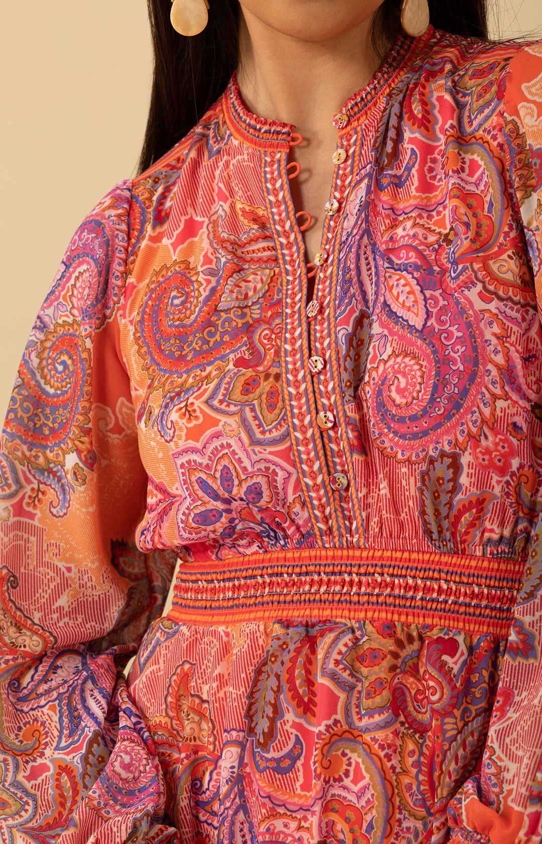 Shelby Long Dress - Rosa