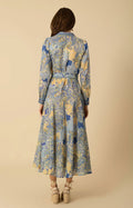 Clementine Long Dress - Blå