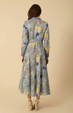 Clementine Long Dress - Blue
