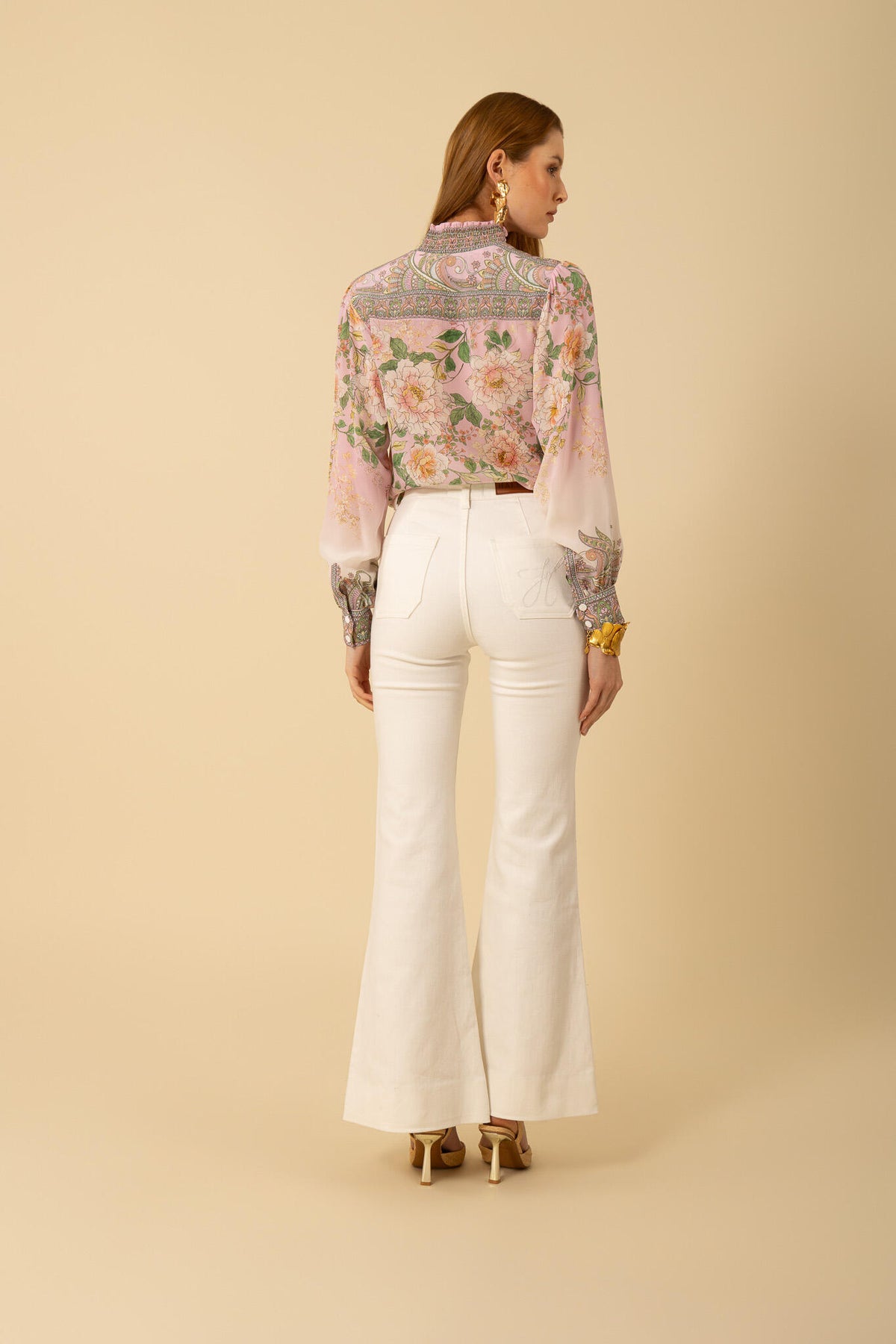 Hanna Silk Blouse - Pink