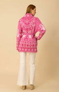 Capri Cardigan Short - Rosa