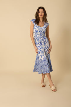 Alia Dress - Navy