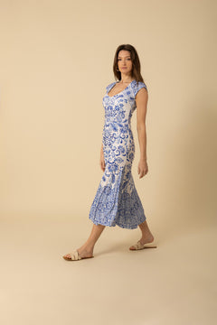 Alia Dress - Navy